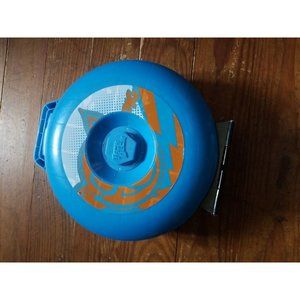 2011 Pig Wheels Tech Deck Carrying Case 52mm Spin Master Fingerboard Round Blue